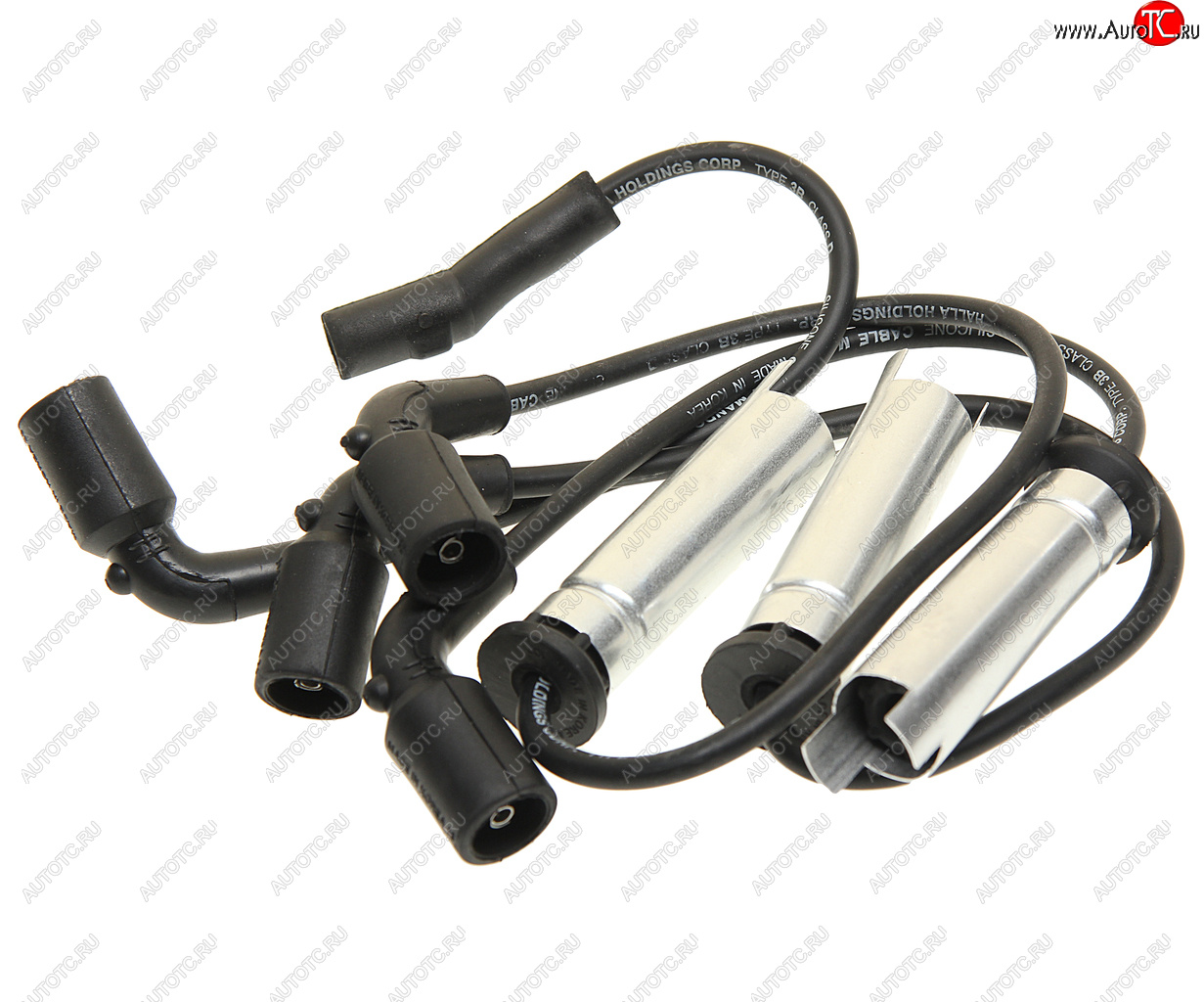 1 539 р. Провод высоковольтный DAEWOO Nexia (8V) CHEVROLET Lanos (8V),Aveo (1.4) (8V) комплект MANDO MANDO ewtd00003h  с доставкой в г. Кемерово