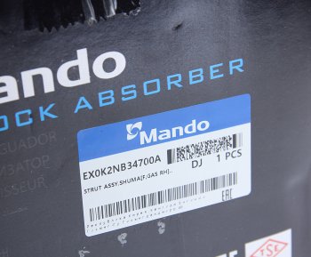 7 299 р. Амортизатор KIA Spectra передний правый газовый MANDO MANDO ex0k2nb34700a  с доставкой в г. Кемерово. Увеличить фотографию 6