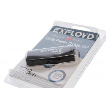 789 р. Карта памяти USB 128GB EXPLOYD EXPLOYD ex-128gb-580-black  с доставкой в г. Кемерово. Увеличить фотографию 2