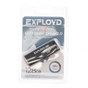 789 р. Карта памяти USB 128GB EXPLOYD EXPLOYD ex-128gb-580-black  с доставкой в г. Кемерово. Увеличить фотографию 1
