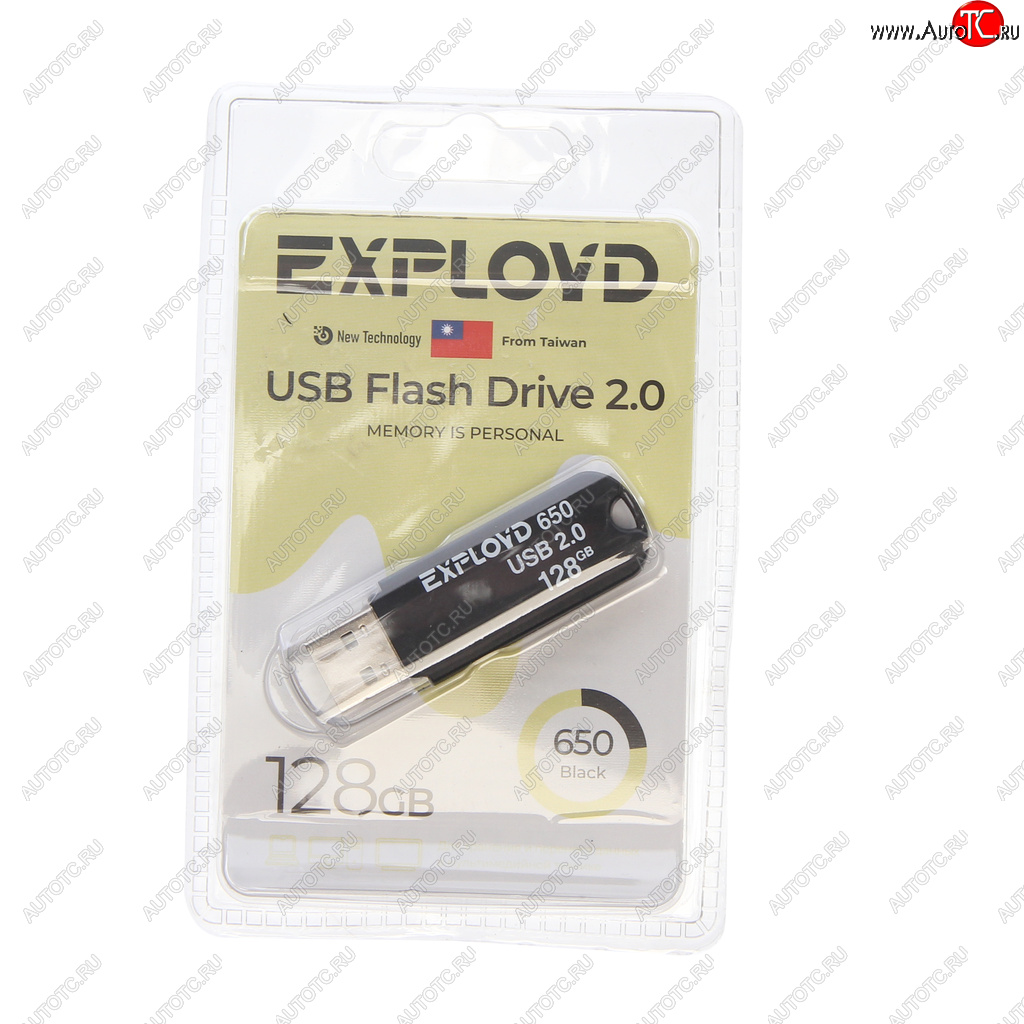 799 р. Карта памяти USB 128GB EXPLOYD EXPLOYD ex-128gb-650-black  с доставкой в г. Кемерово