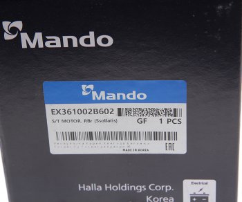 13 999 р. Стартер HYUNDAI Solaris (12-) MANDO MANDO ex361002b602  с доставкой в г. Кемерово. Увеличить фотографию 5