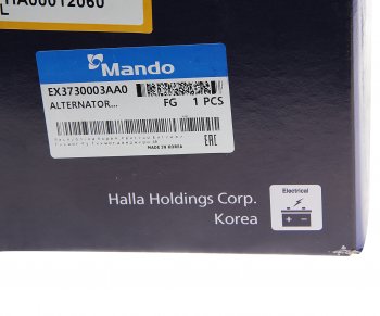 22 999 р. Генератор HYUNDAI i30 (17-) KIA Ceed (18-) (1.4) MANDO MANDO ex3730003aa0  с доставкой в г. Кемерово. Увеличить фотографию 5