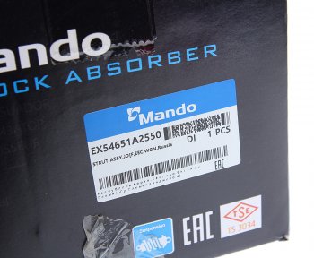 8 699 р. Амортизатор KIA Ceed (12-) передний левый MANDO MANDO ex54651a2550  с доставкой в г. Кемерово. Увеличить фотографию 6