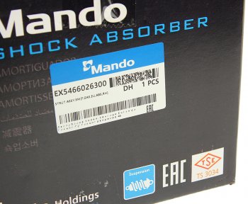 4 799 р. Амортизатор HYUNDAI Santa Fe (00-) передний правый газовый MANDO MANDO ex5466026300 MANDO ex5466026300  с доставкой в г. Кемерово. Увеличить фотографию 6