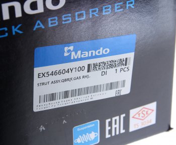 5 079 р. Амортизатор KIA Rio (12-) передний правый газовый MANDO MANDO ex546604y100 MANDO ex546604y100  с доставкой в г. Кемерово. Увеличить фотографию 5