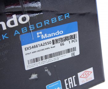 7 299 р. Амортизатор KIA Ceed (12-) передний правый MANDO MANDO ex54661a2550 MANDO ex54661a2550  с доставкой в г. Кемерово. Увеличить фотографию 6