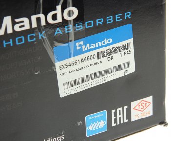 6 949 р. Амортизатор HYUNDAI i30 (08-) передний правый MANDO MANDO ex54661a6600  с доставкой в г. Кемерово. Увеличить фотографию 6