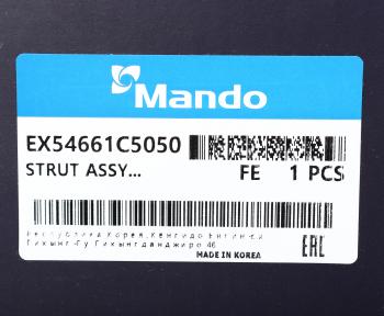 9 449 р. Амортизатор KIA Sorento (15-) передний правый газовый MANDO MANDO ex54661c5050  с доставкой в г. Кемерово. Увеличить фотографию 4