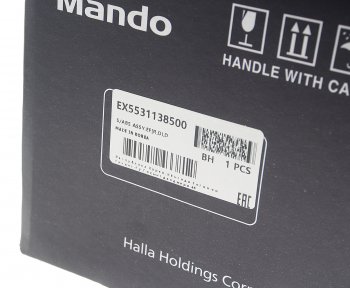 2 599 р. Амортизатор HYUNDAI Sonata EF (98-) задний левыйправый газовый (чашка вверху) MANDO MANDO ex5531138500  с доставкой в г. Кемерово. Увеличить фотографию 4