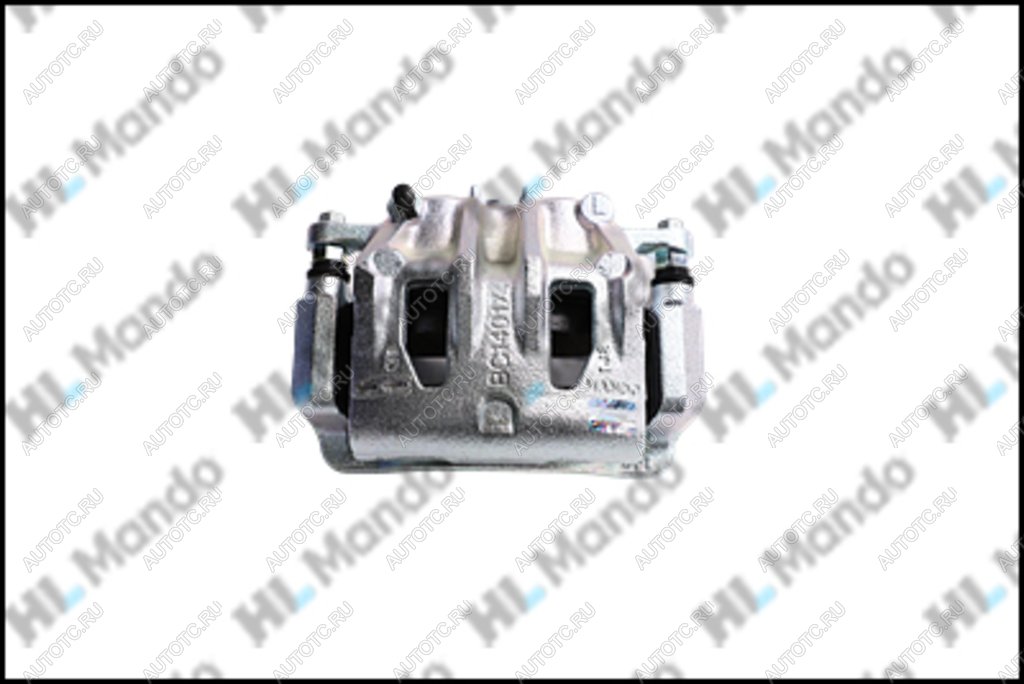 16 999 р. Суппорт HYUNDAI Santa Fe (12-) передний левый (с колодками) MANDO MANDO ex581102w700  с доставкой в г. Кемерово