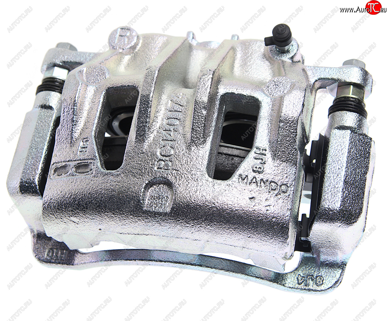 18 099 р. Суппорт HYUNDAI Santa Fe (12-) передний правый (с колодками) MANDO MANDO ex581302w700  с доставкой в г. Кемерово