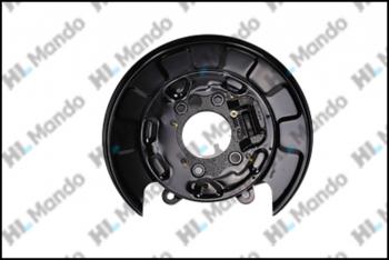 4 749 р. Кожух HYUNDAI Tucson (04-) KIA Sportage (04-) (2WD) диска тормозного заднего левого MANDO MANDO ex582512e000  с доставкой в г. Кемерово. Увеличить фотографию 2