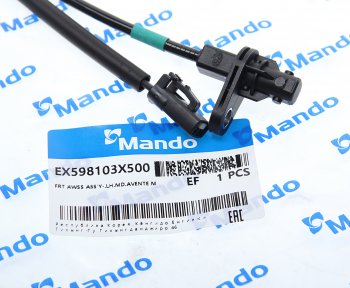 1 499 р. Датчик АБС HYUNDAI Elantra (11-) колеса переднего левого MANDO MANDO ex598103x500 MANDO ex598103x500  с доставкой в г. Кемерово. Увеличить фотографию 2