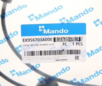 3 069 р. Датчик АБС HYUNDAI Trajet колеса переднего левого MANDO MANDO ex956703a000 MANDO ex956703a000  с доставкой в г. Кемерово. Увеличить фотографию 2