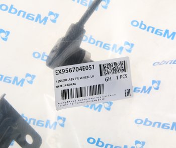 849 р. Датчик АБС KIA Bongo 3 (14-) (2.5-A2) (2WD) колеса переднего левого MANDO MANDO ex956704e051  с доставкой в г. Кемерово. Увеличить фотографию 2