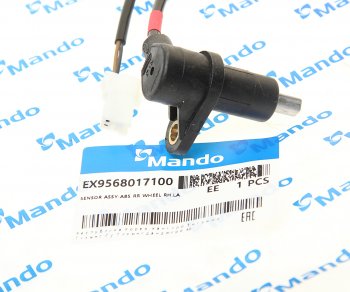 1 199 р. Датчик АБС HYUNDAI Matrix (01-) колеса заднего правого MANDO MANDO ex9568017100 MANDO ex9568017100  с доставкой в г. Кемерово. Увеличить фотографию 2