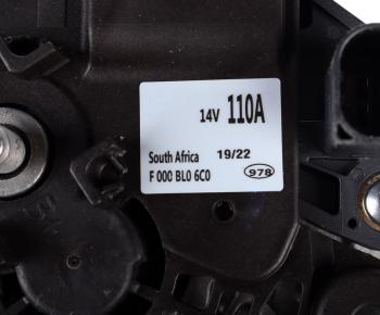 28 799 р. Генератор VW Polo (10-) (1.6) SKODA Rapid (12-) (1.6) BOSCH BOSCH f000bl06c0 BOSCH f000bl06c0  с доставкой в г. Кемерово. Увеличить фотографию 5