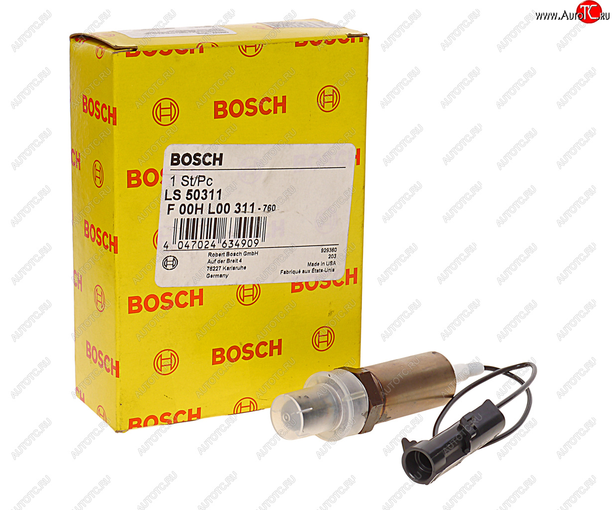 3 179 р. Датчик кислорода OPEL Vectra A-B,Astra F-G,Corsa A-B (1.22.0) DAEWOO (замена для 0258002014) BOSCH BOSCH f00hl00311  с доставкой в г. Кемерово