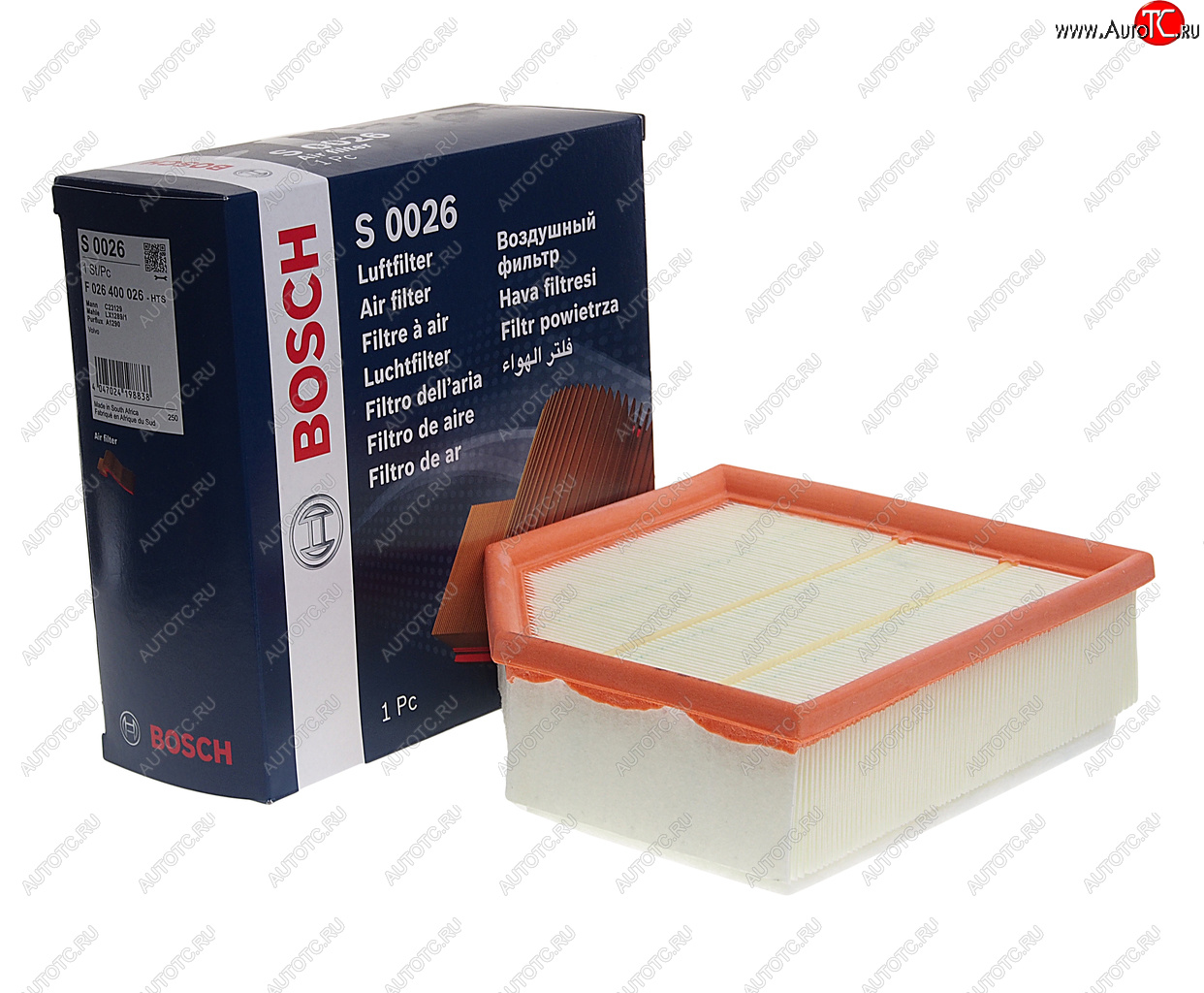 1 389 р. Фильтр воздушный VOLVO S60,XC70,XC90 (D5) BOSCH BOSCH f026400026  с доставкой в г. Кемерово