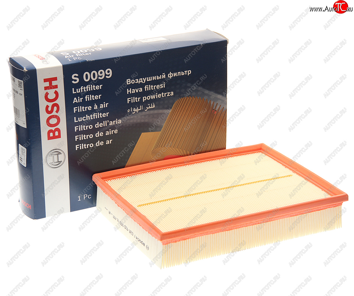 1 199 р. Фильтр воздушный LAND ROVER Discovery 3,Range Rover 3 (04-) BOSCH BOSCH f026400099  с доставкой в г. Кемерово