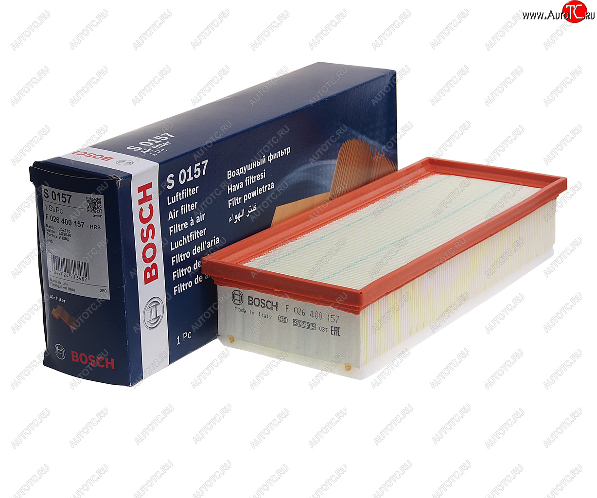 1 189 р. Фильтр воздушный AUDI A4,A5,Q5 (07-) BOSCH BOSCH f026400157 BOSCH f026400157  с доставкой в г. Кемерово