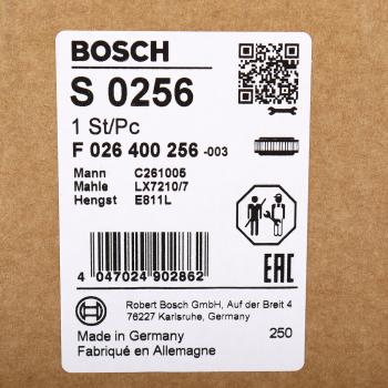 4 749 р. Фильтр воздушный MAN TGL,TGM BOSCH BOSCH f026400256  с доставкой в г. Кемерово. Увеличить фотографию 4