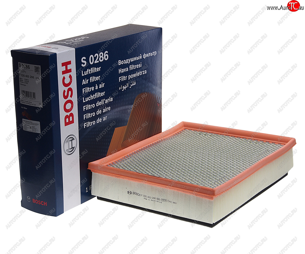 1 679 р. Фильтр воздушный VW Amarok (10-) (2.0 D) BOSCH BOSCH f026400286 BOSCH f026400286  с доставкой в г. Кемерово