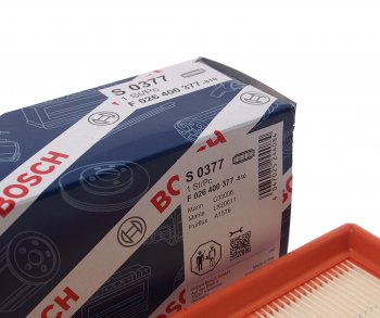 699 р. Фильтр воздушный ЛАДА Largus RENAULT Logan (12-) (8кл.) BOSCH BOSCH f026400377  с доставкой в г. Кемерово. Увеличить фотографию 2