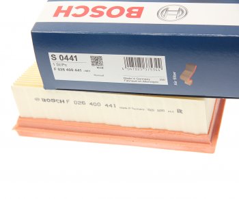 799 р. Фильтр воздушный RENAULT Megane 2 (03-),Scenic 2 (03-),Grand Scenic 2 (04-) BOSCH BOSCH f026400441 BOSCH f026400441  с доставкой в г. Кемерово. Увеличить фотографию 2