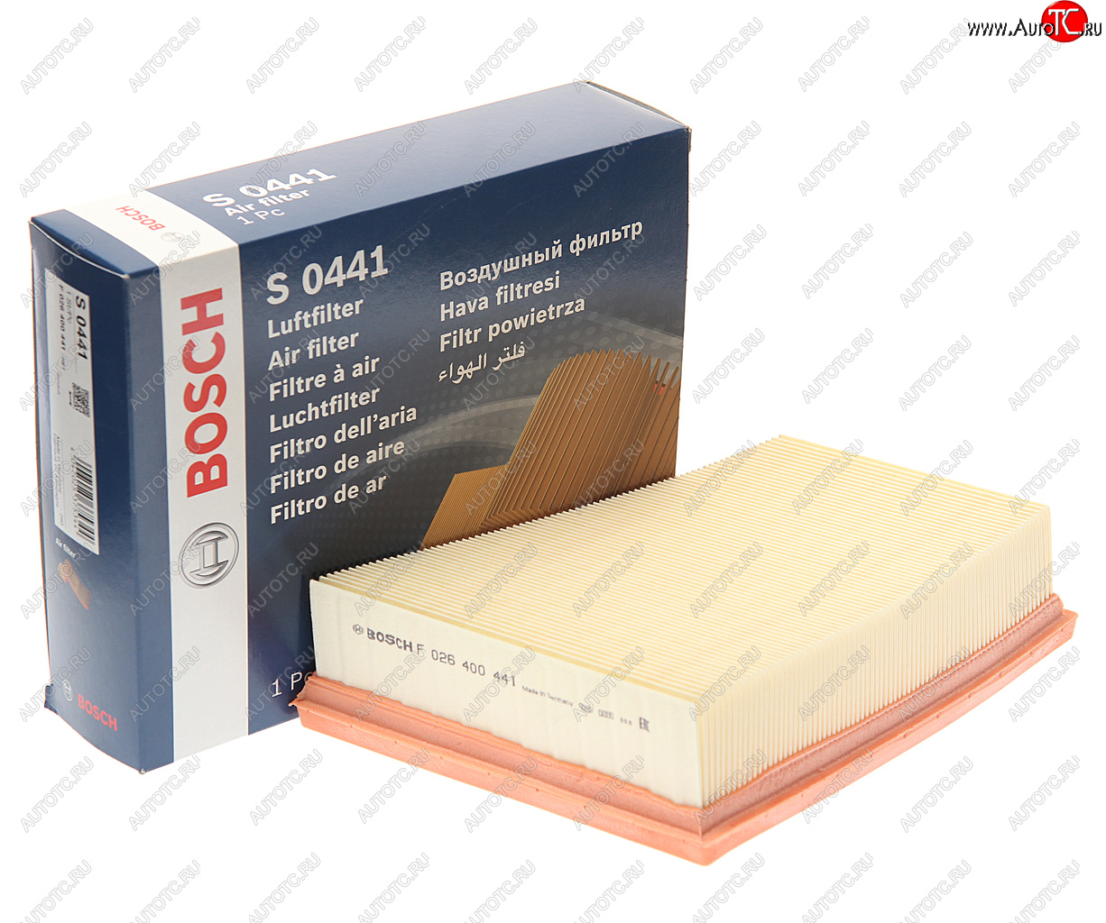 799 р. Фильтр воздушный RENAULT Megane 2 (03-),Scenic 2 (03-),Grand Scenic 2 (04-) BOSCH BOSCH f026400441 BOSCH f026400441  с доставкой в г. Кемерово