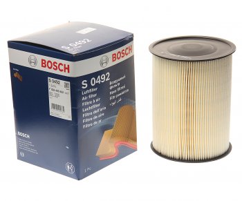 1 099 р. Фильтр воздушный FORD Focus 2,3,Kuga (08-) VOLVO S40 (07-) (круглый) BOSCH BOSCH f026400492  с доставкой в г. Кемерово. Увеличить фотографию 2