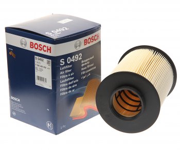 1 099 р. Фильтр воздушный FORD Focus 2,3,Kuga (08-) VOLVO S40 (07-) (круглый) BOSCH BOSCH f026400492  с доставкой в г. Кемерово. Увеличить фотографию 1