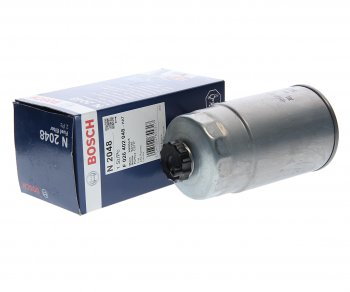 1 769 р. Фильтр топливный HYUNDAI Verna,Getz,Starex H-1,Matrix,Santa Fe (дв.В4CB) (CRDI) BOSCH BOSCH f026402048 BOSCH f026402048  с доставкой в г. Кемерово. Увеличить фотографию 2