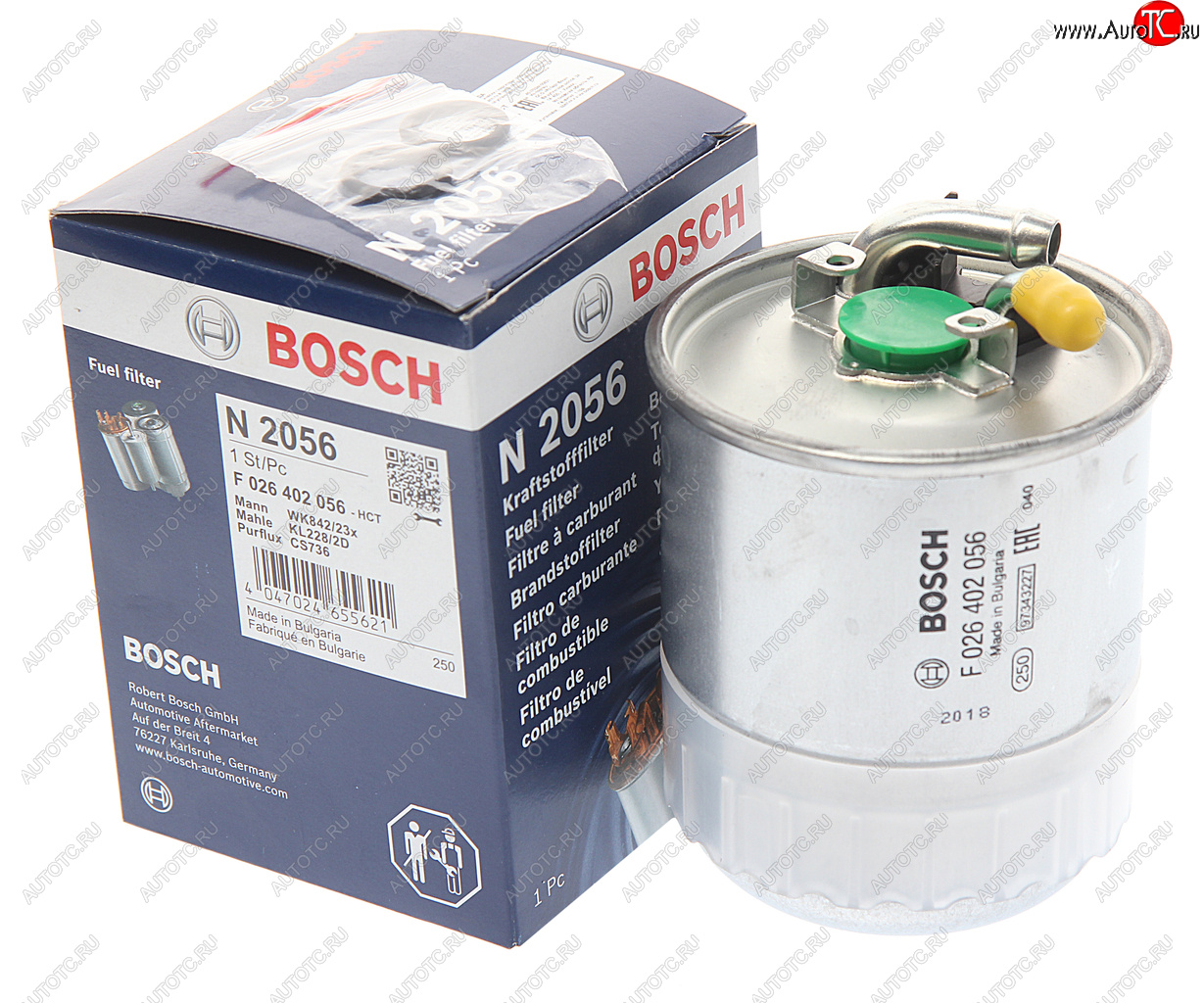 2 089 р. Фильтр топливный MERCEDES C (W203) (05-) BOSCH BOSCH f026402056  с доставкой в г. Кемерово