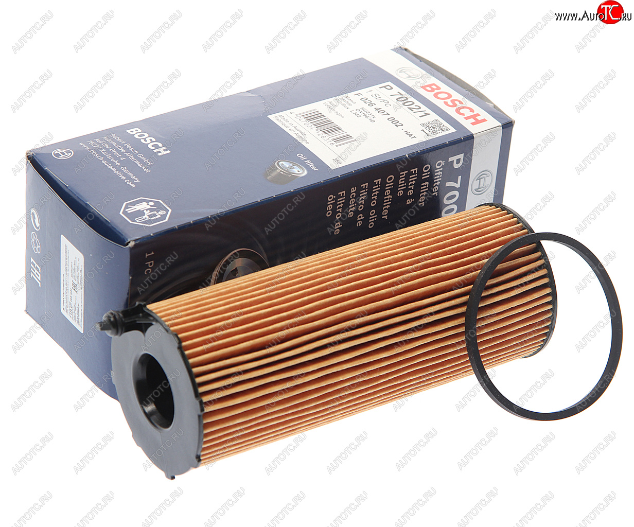 1 049 р. Фильтр масляный VW Touareg (03-07),Phaeton (02-15) AUDI A4 (05-12) BOSCH BOSCH f026407002  с доставкой в г. Кемерово