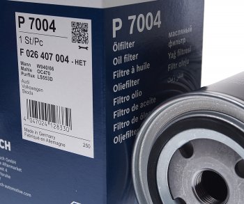 1 149 р. Фильтр масляный VW Passat AUDI A4 (99-05) SKODA Superb (02-08) BOSCH BOSCH f026407004  с доставкой в г. Кемерово. Увеличить фотографию 2