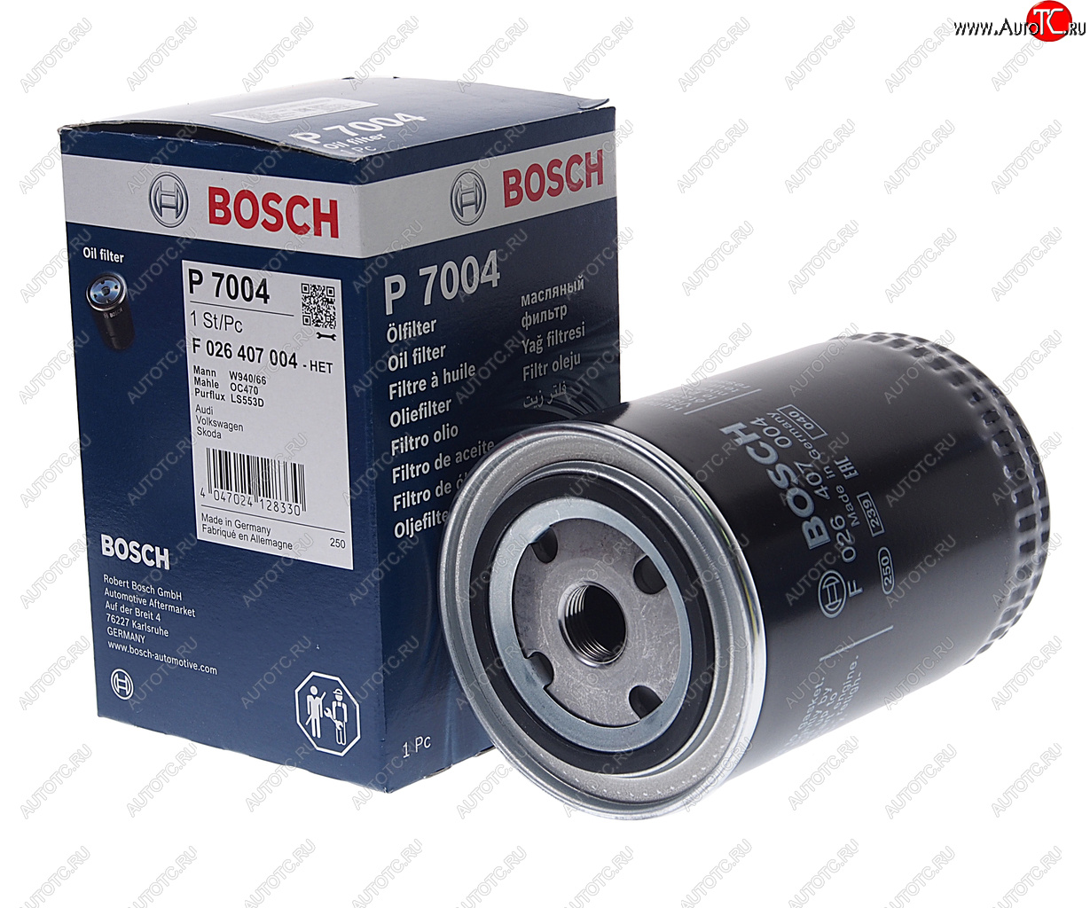 1 149 р. Фильтр масляный VW Passat AUDI A4 (99-05) SKODA Superb (02-08) BOSCH BOSCH f026407004  с доставкой в г. Кемерово