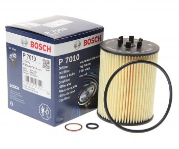 889 р. Фильтр масляный BMW 5 (E60),7 (E65),X5 (E53) BOSCH BOSCH f026407010 BOSCH f026407010  с доставкой в г. Кемерово. Увеличить фотографию 1