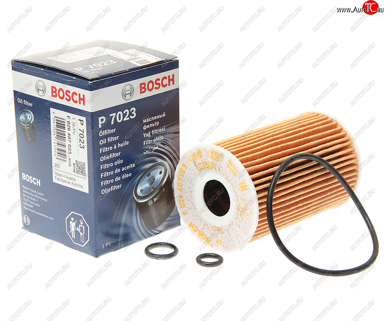 399 р. Фильтр масляный VW Golf 5,Tiguan,Passat AUDI A3 BOSCH BOSCH f026407023 BOSCH f026407023  с доставкой в г. Кемерово