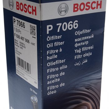 1 149 р. Фильтр масляный VW Touareg (04-) AUDI (07-) (2.7/3.0/4.2 TDI) PORSHE Cayenne (3.0 TDI) BOSCH BOSCH f026407066 BOSCH f026407066  с доставкой в г. Кемерово. Увеличить фотографию 2