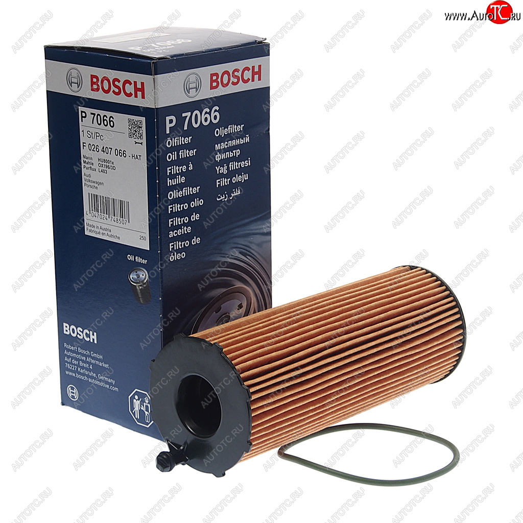 1 149 р. Фильтр масляный VW Touareg (04-) AUDI (07-) (2.7/3.0/4.2 TDI) PORSHE Cayenne (3.0 TDI) BOSCH BOSCH f026407066 BOSCH f026407066  с доставкой в г. Кемерово