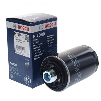 1 129 р. Фильтр масляный VW AUDI (04-) (1.82.0) (TSITFSI) BOSCH BOSCH f026407080  с доставкой в г. Кемерово. Увеличить фотографию 1