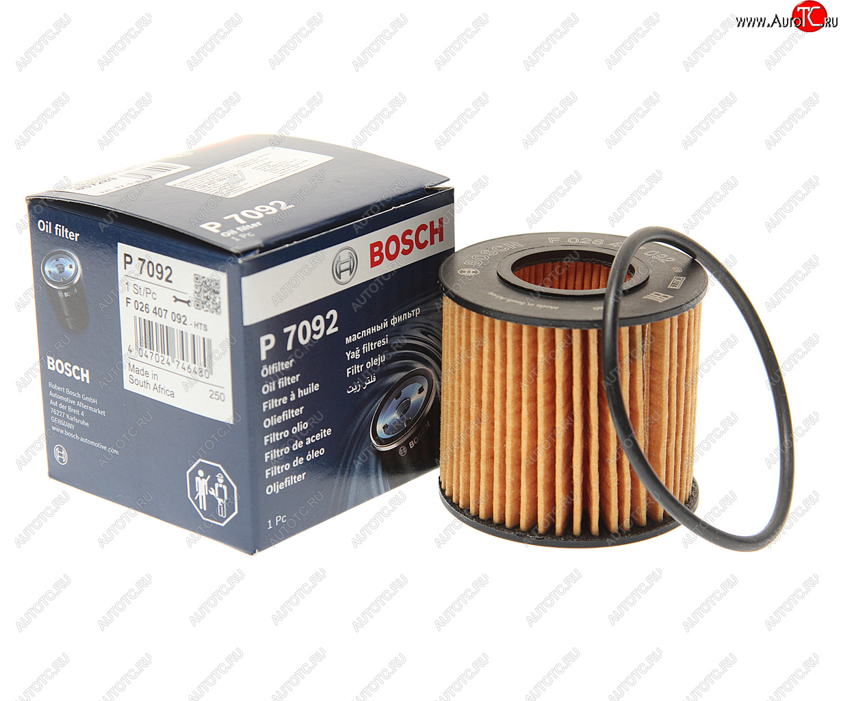 459 р. Фильтр масляный TOYOTA Auris,Corolla (09-) (1.6),Avensis (09-),Rav 4 BOSCH BOSCH f026407092 BOSCH f026407092  с доставкой в г. Кемерово