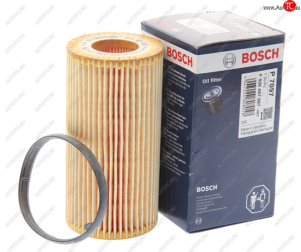 799 р. Фильтр масляный VOLVO S40 (10-),S60 (10-),S80 (10-) BOSCH BOSCH f026407097  с доставкой в г. Кемерово