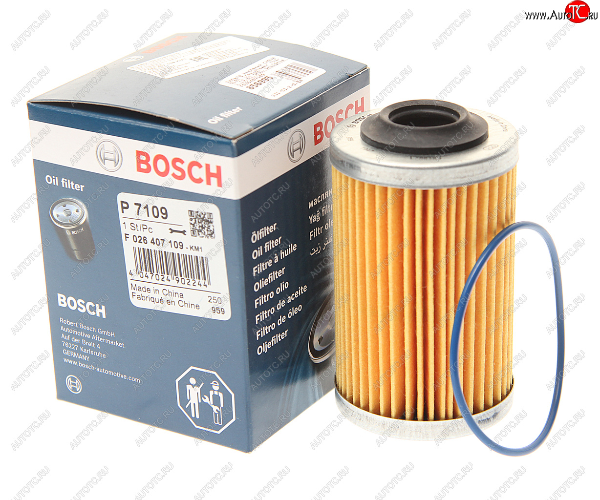 849 р. Фильтр масляный CHEVROLET Trailblazer (13-) (3.6) OPEL Insignia (08-) SAAB 9-3 (05-11) BOSCH BOSCH f026407109  с доставкой в г. Кемерово