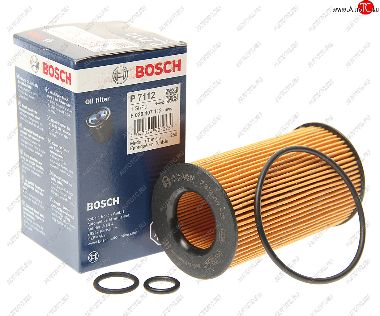 759 р. Фильтр масляный MERCEDES C,E,S,ML,G,Sprinter (M112,M113) LAND ROVER Range Rover BOSCH BOSCH f026407112  с доставкой в г. Кемерово