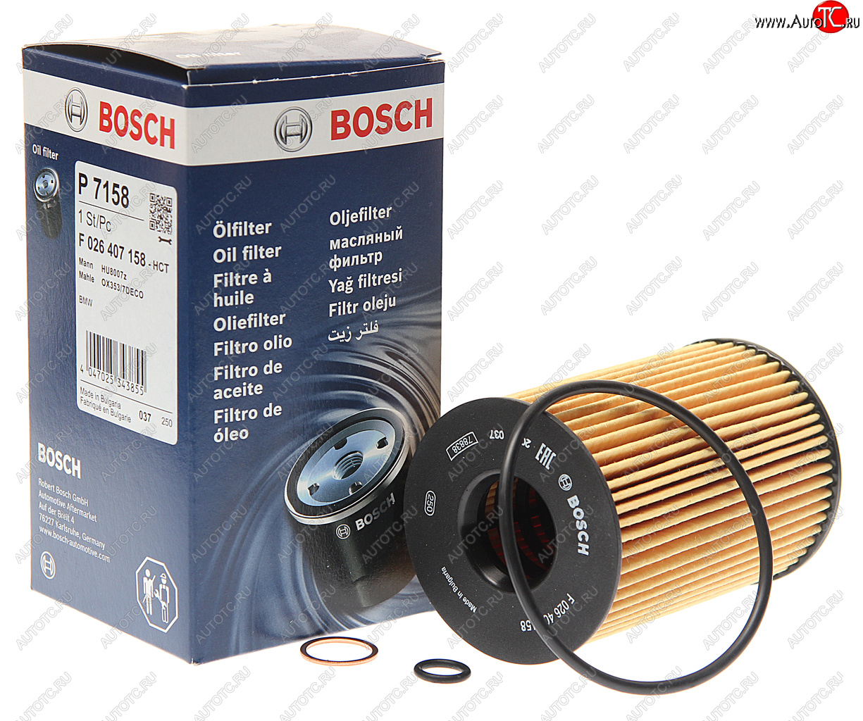 1 899 р. Фильтр масляный BMW 5 (F10),7 (F01-F04),X5 (E70),X6 (E71,E72) (4.5-6.0) BOSCH BOSCH f026407158 BOSCH f026407158  с доставкой в г. Кемерово