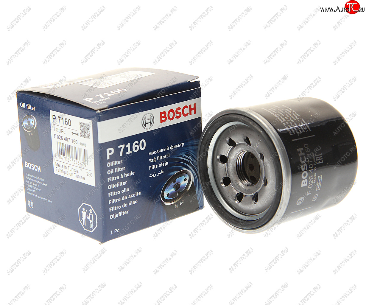 669 р. Фильтр масляный MAZDA 3,6,CX-5 BOSCH BOSCH f026407160  с доставкой в г. Кемерово