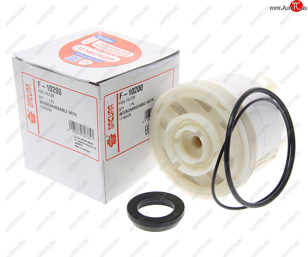 1 389 р. Фильтр топливный FORD Ranger (11-) MITSUBISHI Pajero Sport (16-) SAKURA SAKURA f10200  с доставкой в г. Кемерово